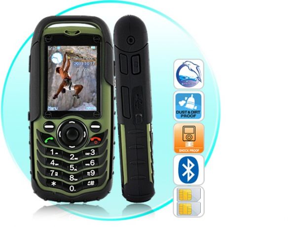 Celular "Fortis" - Dual SIM à prova de água