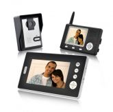 Vídeo porteiro sem fio, com sensor CMOS e dois monitores